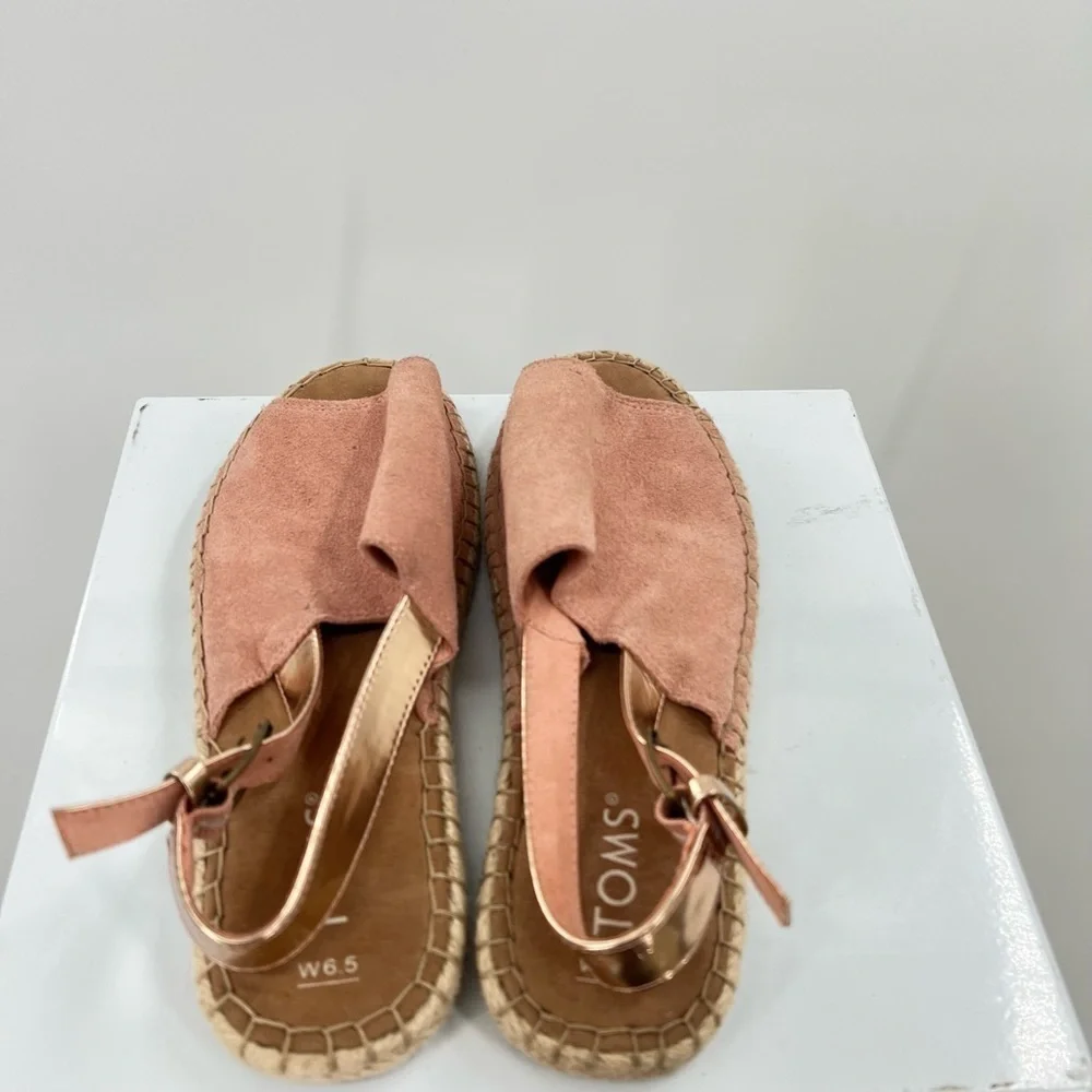 Toms Clara Espadrille Sandal Ladies Size 6.5
